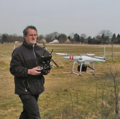 Phil with the Quadcopter