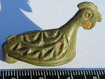 Roman brooch in the form of a chicken